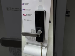 قفل درب هوشمند بدون کلید NFC / IC کارت باز کردن صفحه نمایش لمسی صفحه کلید هتل APP