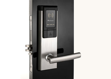 55mm Backset هتل قفل درب الکترونیک بدون کلید 2 کلید کامپیوتر مس