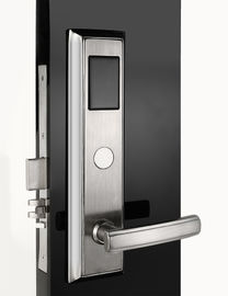 امنیت دیجیتال فولاد ضد زنگ بدون کلید نرم افزار Rfid قفل درب اتاق هتل