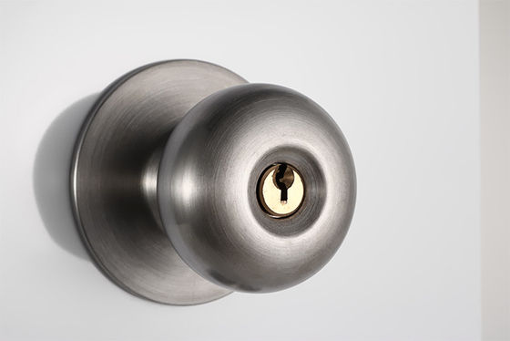درب بیرونی با قفل دوگانه دستگیره دستگیره قفل استوانه ای 70mm Backset