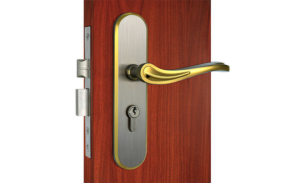 PVD Finishing Door Lock Mortise Lever Handle Solid Zinc 3 کلید های مس می باشد