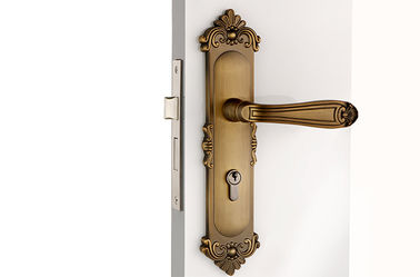 قفل درب اتاق با دسته اهرم 130 × 68 میلی متر برنز زرد باستانی