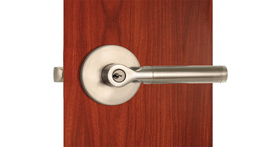 قفل درب لوله دار زنک آلیاژ ساتن نیکل امنیت بالا 3 کلید مس