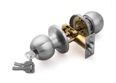 امنیت بالا حفظ حریم خصوصی 35 - 55mm درب قفل های لوله ای قفل های دستک توپ