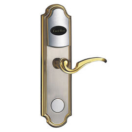 قفل درب الکترونیک طلا / نیکل هوشمند RFID کارت قفل درب دیجیتال بدون کلید