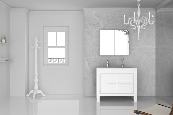 مجموعه کابینت حمام ترکیبی MDF با آینه / مجموعه غرور حمام