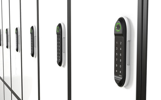 5.0 قفل کابینت بلوتوث 50 ظرفیت اثر انگشت طول عمر باتری