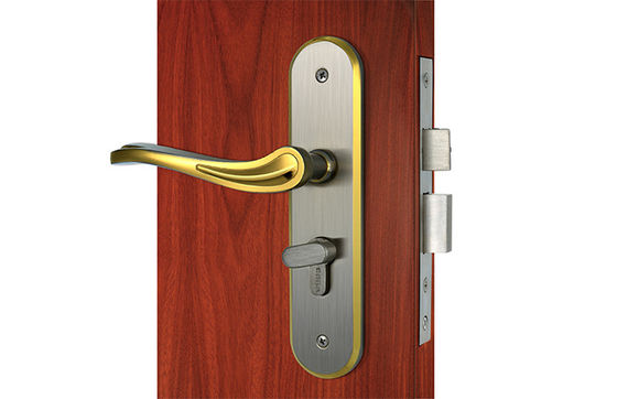 PVD Finishing Door Lock Mortise Lever Handle Solid Zinc 3 کلید های مس می باشد