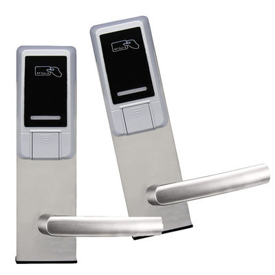 62mm Backset Card / Key Open Electronics Door Lock برای اتاق هتل SUS201