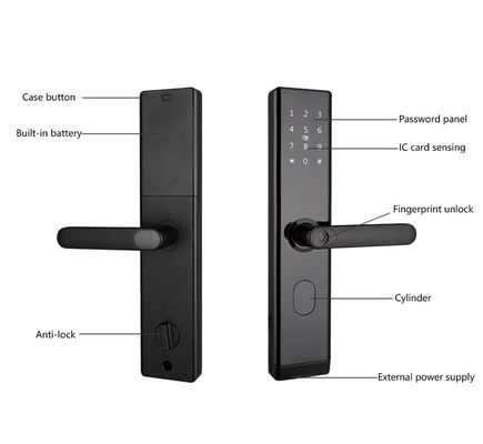 WiFi TTLOCK قفل درب هوشمند اثر انگشت بیومتریک دستگیره درب دیجیتال قفل بدون کلید