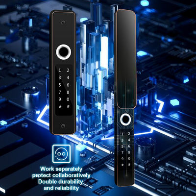 حیاط بیرون کد اثر انگشت وایلفای قفل درب ضد آب IP68 آلومینیوم آلیاژ