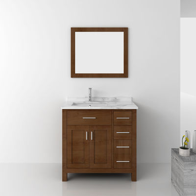 خانه مبلمان فانتزی MDF اتاق حمام هتل کابینت آینه با حوضچه