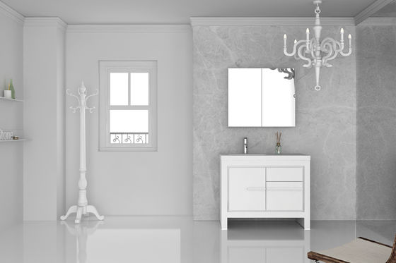 مجموعه کابینت حمام ترکیبی MDF با آینه / مجموعه غرور حمام