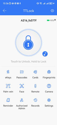 ویدیو Cat Eye دست و رگ / چهره باز کردن Wifi Smart Lock آلومینیوم IP65