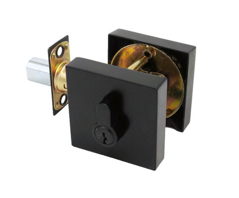 برنج سیلندر مربع قفل بند بسته مات سیاه SC1 KW1 نوع دندان
