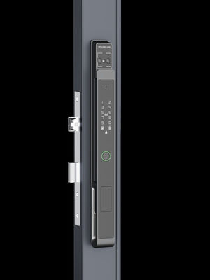 دکمه درب هوشمند مشکی دست / تشخیص چهره / ویدیو Cat Eye IP65
